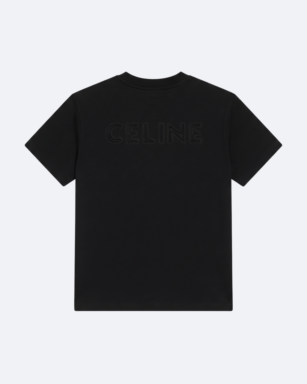 Celine - Applique Logo T-Shirt - Black