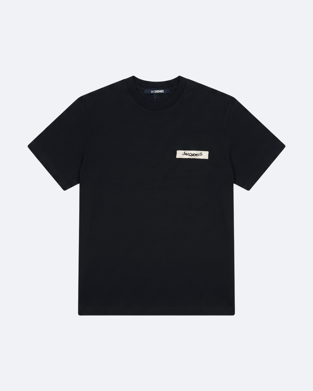 Jacquemus - Woven Label T-Shirt - Black