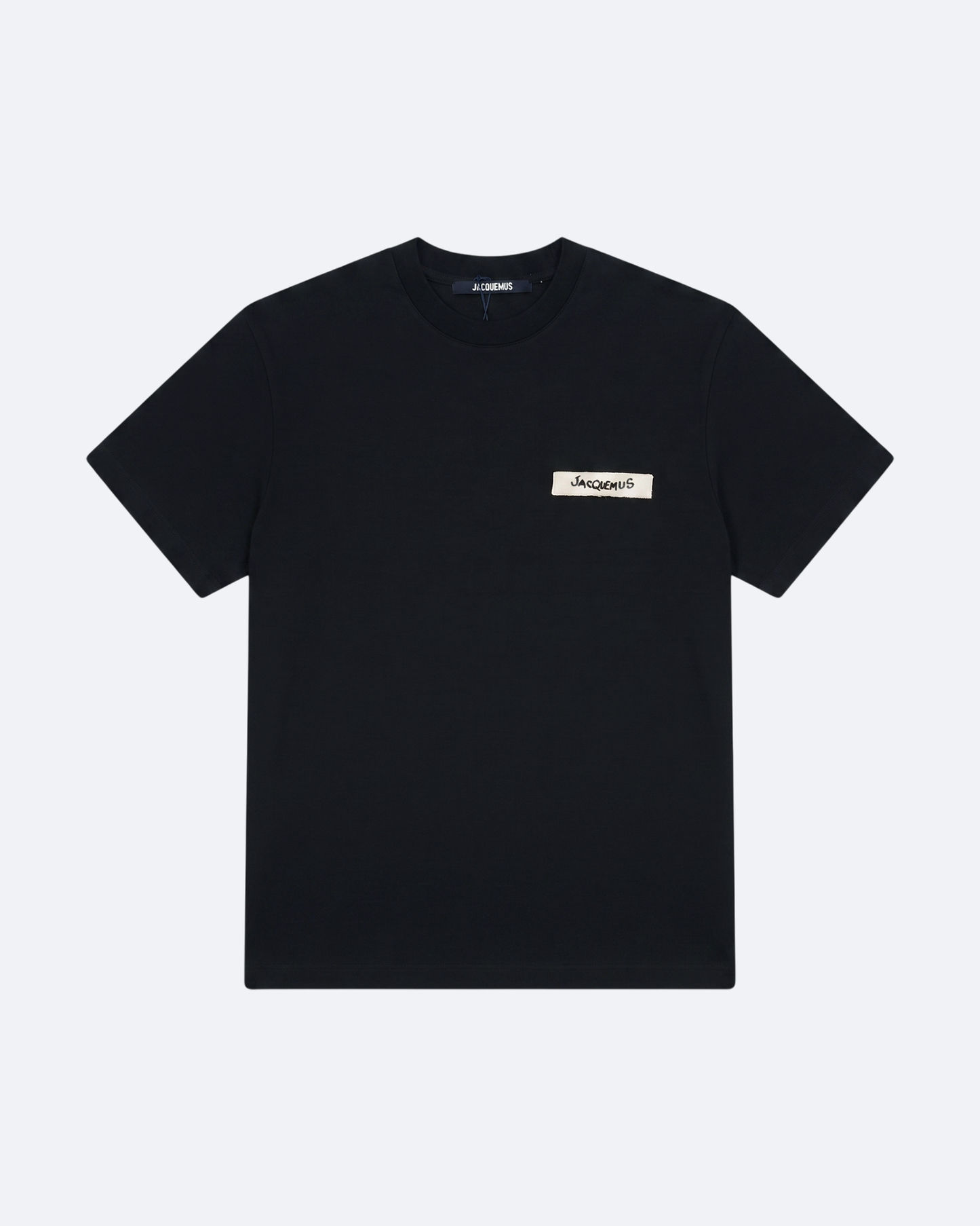 Jacquemus - Woven Label T-Shirt - Black