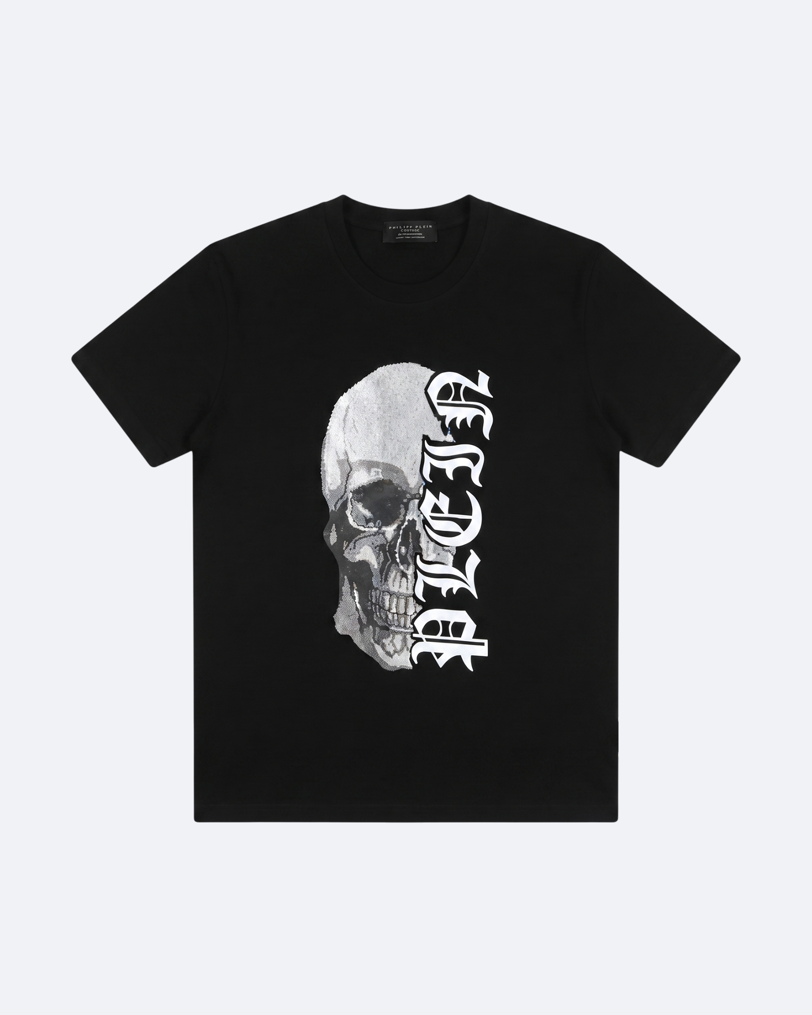 Philip Plein - Half-Skull T-Shirt - Black