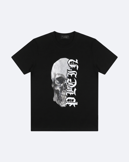 Philip Plein - Half-Skull T-Shirt - Black