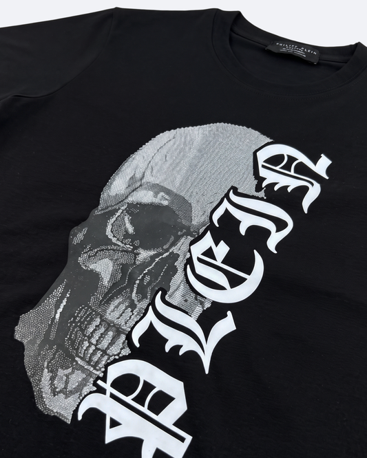Philip Plein - Half-Skull T-Shirt - Black