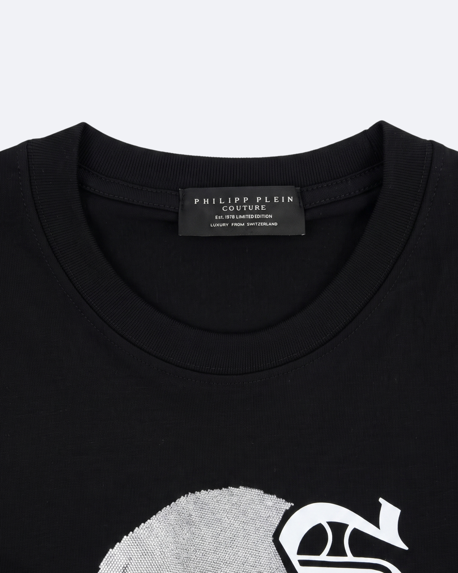 Philip Plein - Half-Skull T-Shirt - Black