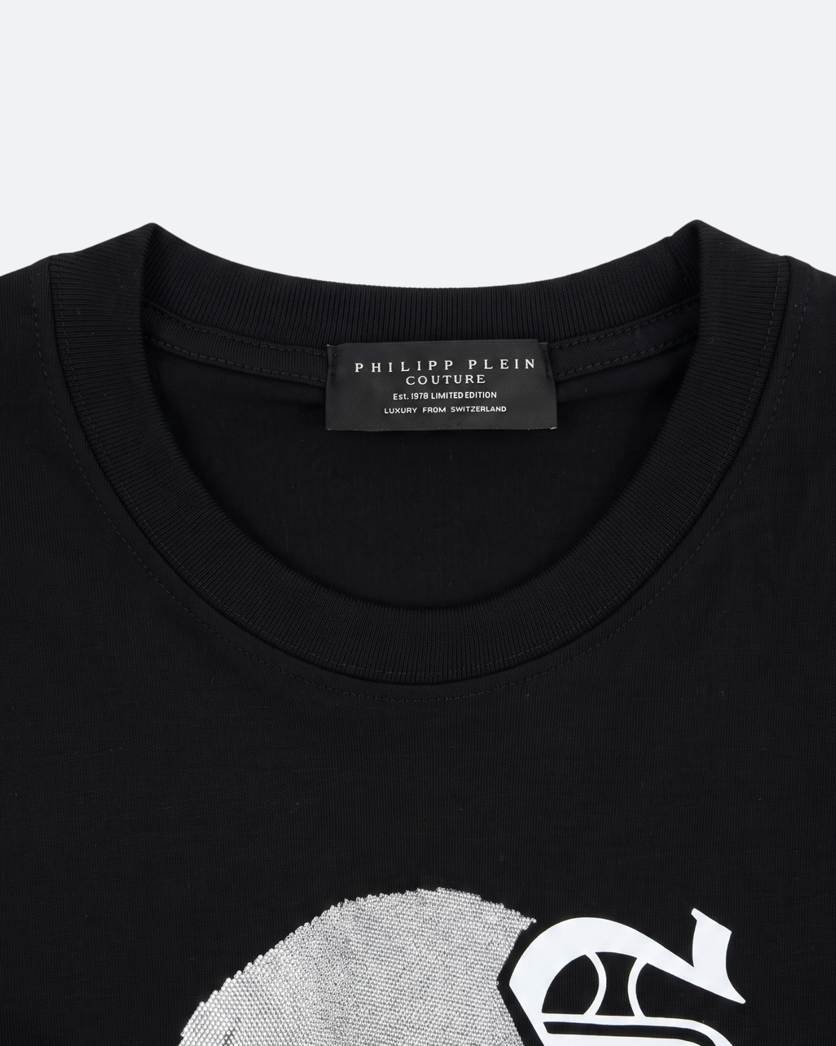 Philip Plein - Half-Skull T-Shirt - Black
