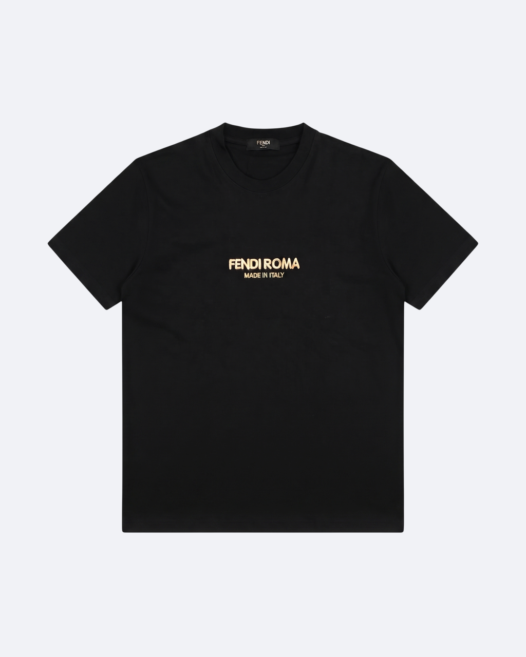 Fendi - Roma Embroidery T-Shirt - Black