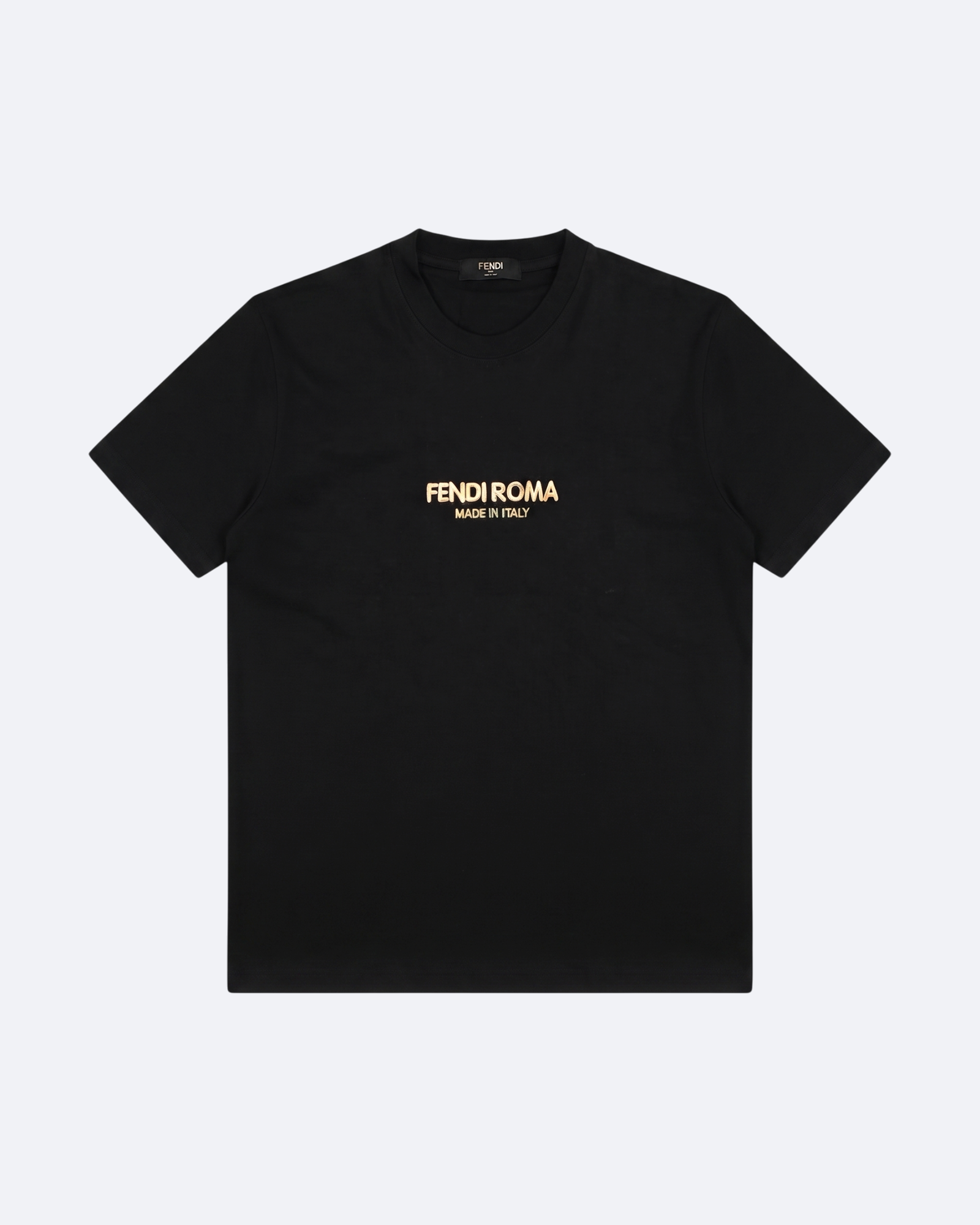 Fendi - Roma Embroidery T-Shirt - Black