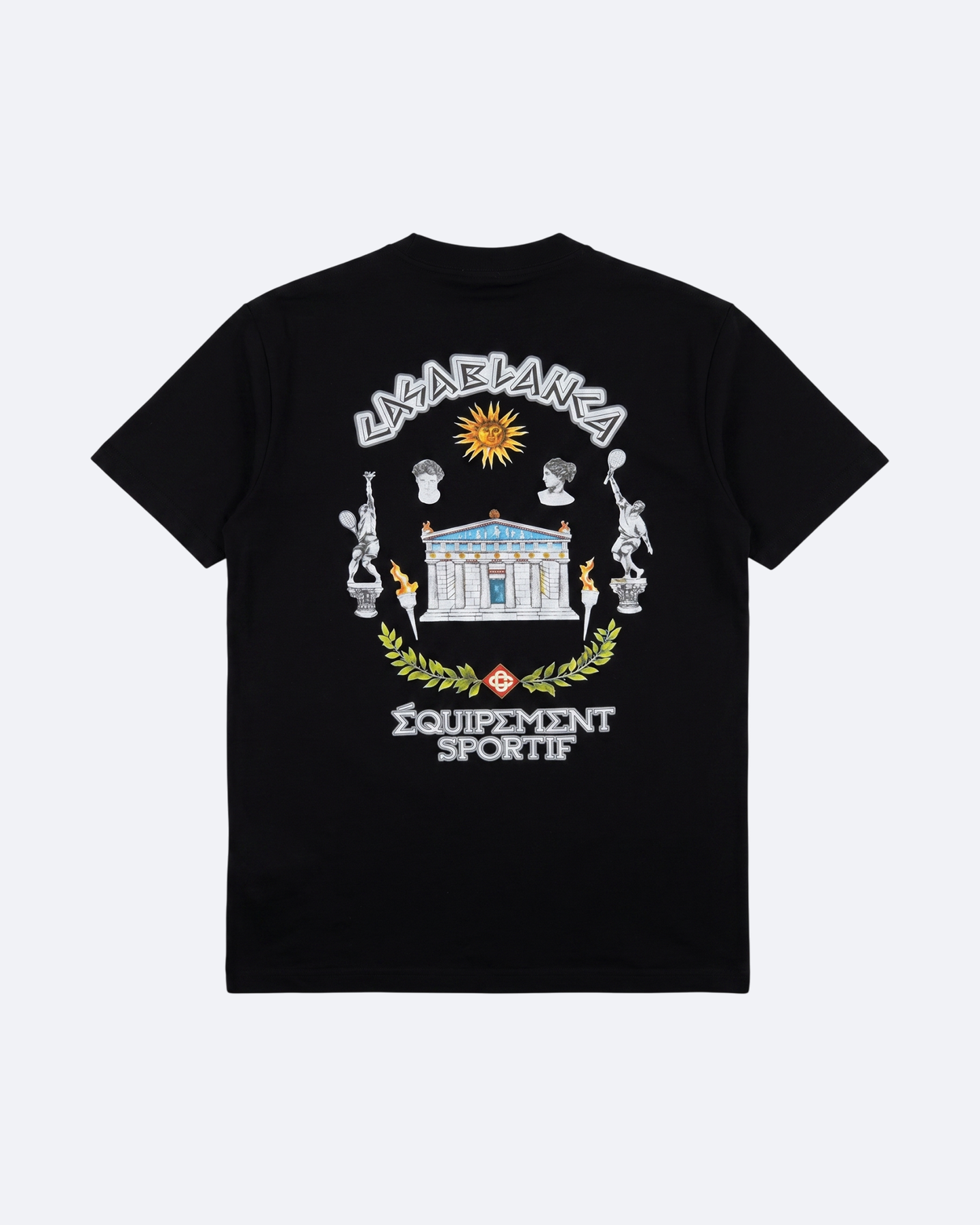 Casablanca - Olympia Print T-Shirt - Black