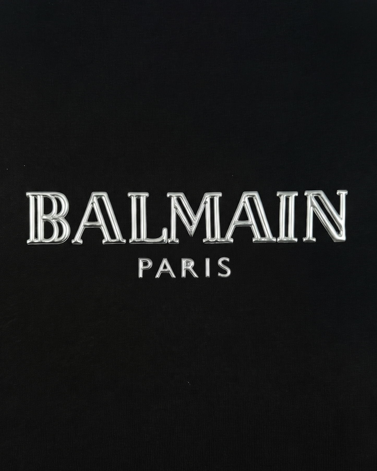Balmain - Embossed Logo T-Shirt - Black