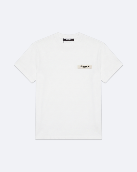 Jacquemus - Woven Label T-Shirt - White