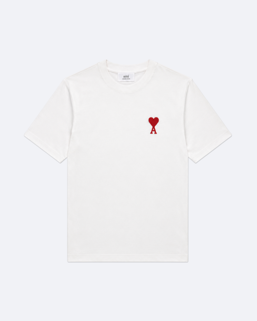 AMI - Logo Embroidery T-Shirt - White