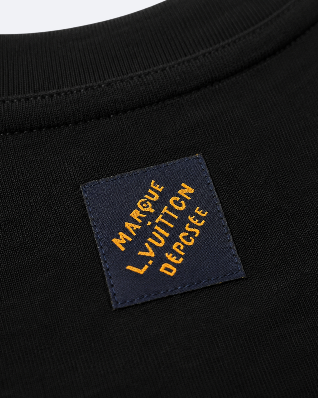 LVTN - Signature Logo Embroidery T-Shirt - Black
