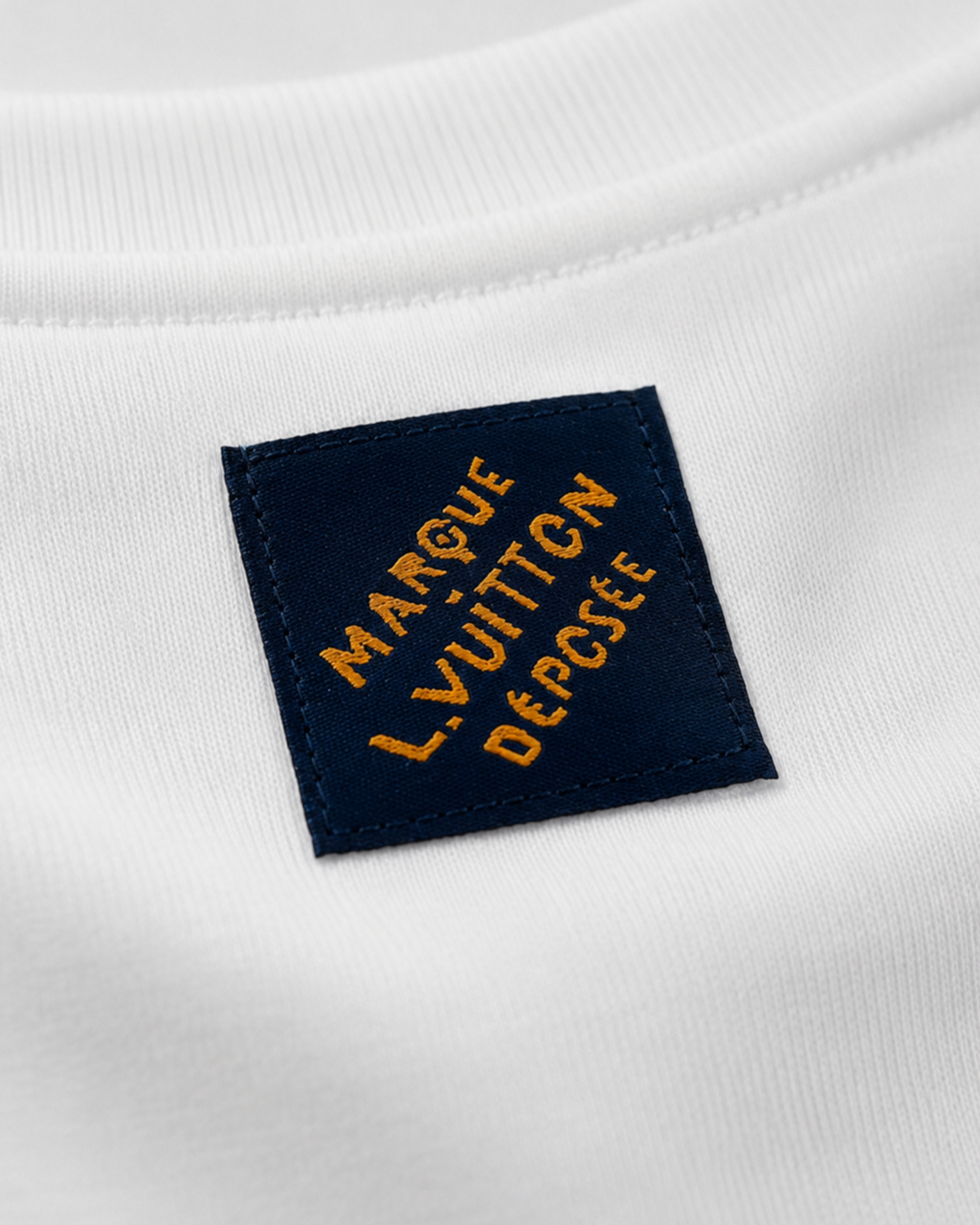 LVTN - Signature Logo Embroidery T-Shirt - White