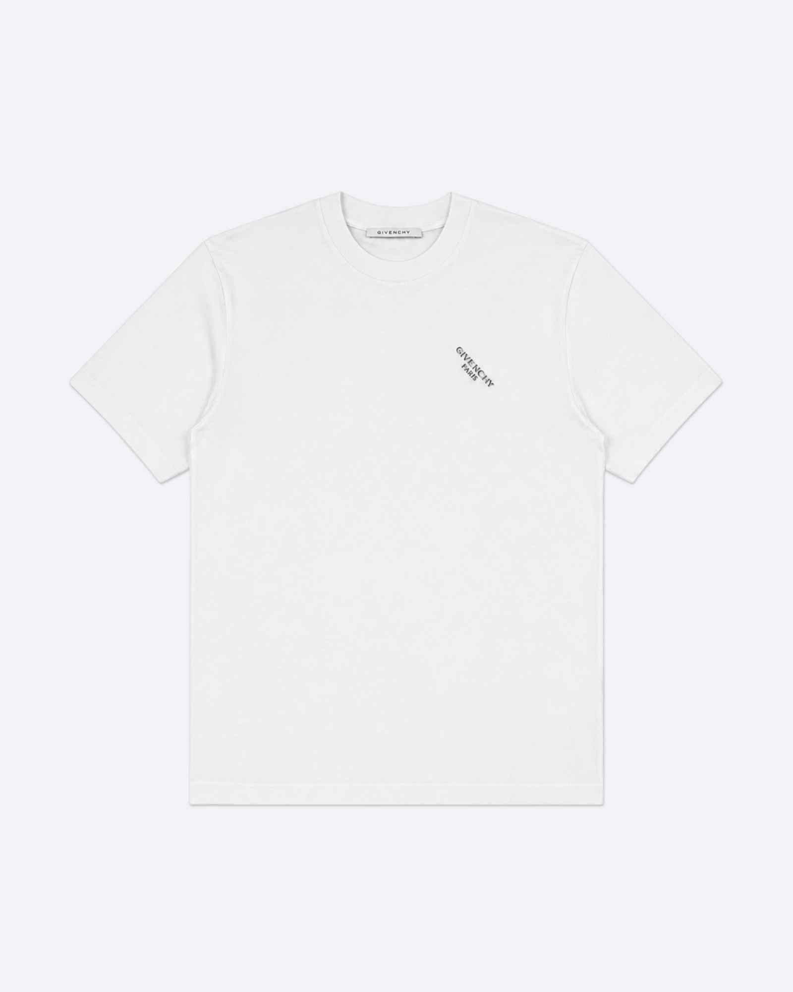 Givenchy - Tilted Logo Embroidery T-Shirt - White
