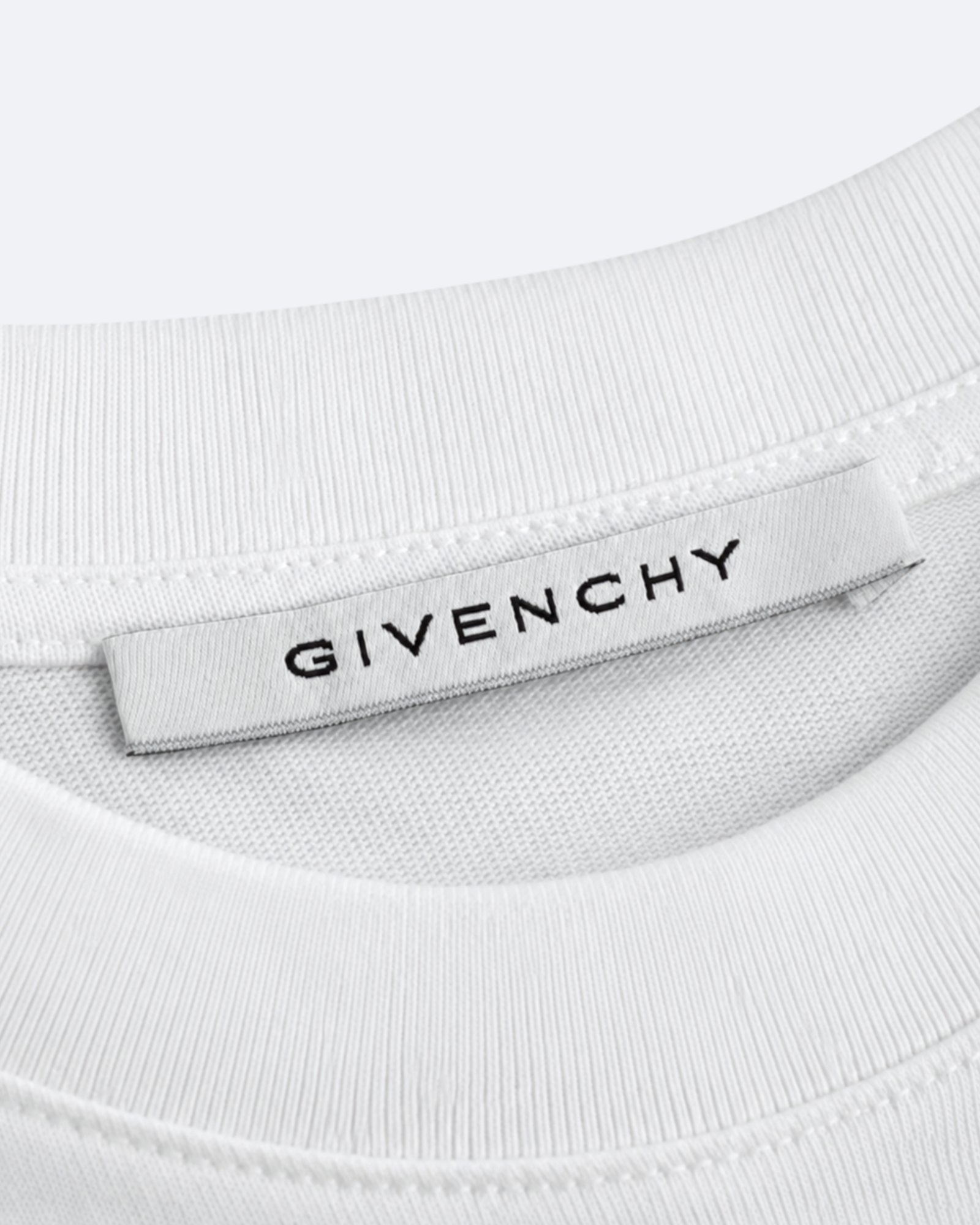 Givenchy - Tilted Logo Embroidery T-Shirt - White