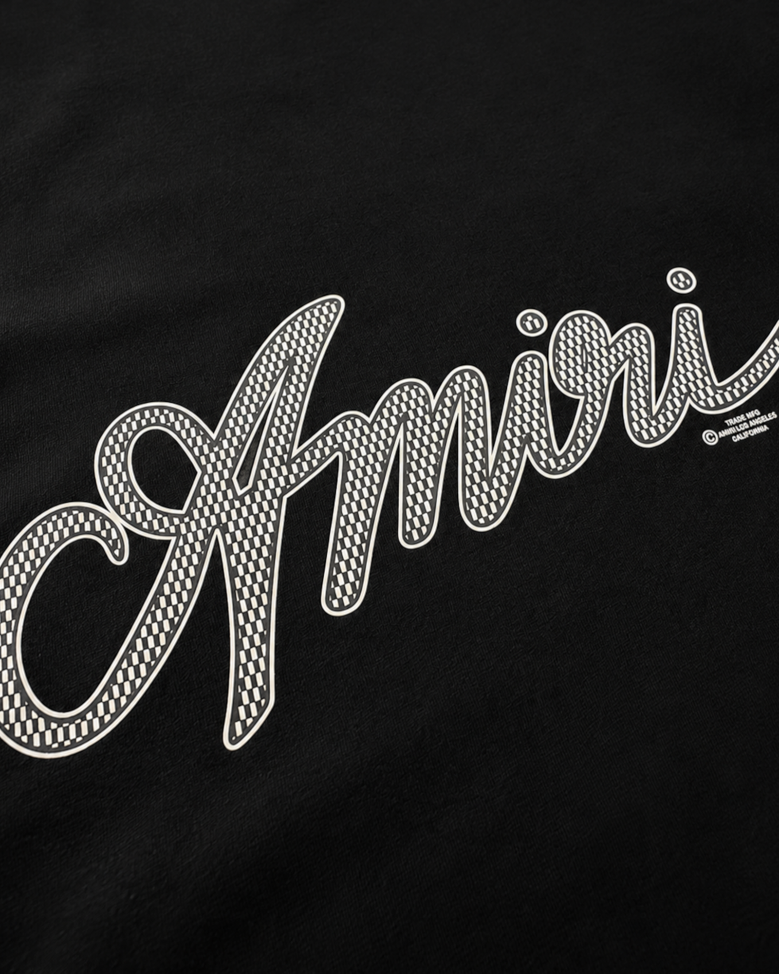 Amiri - Cursive Logo T-Shirt - Black