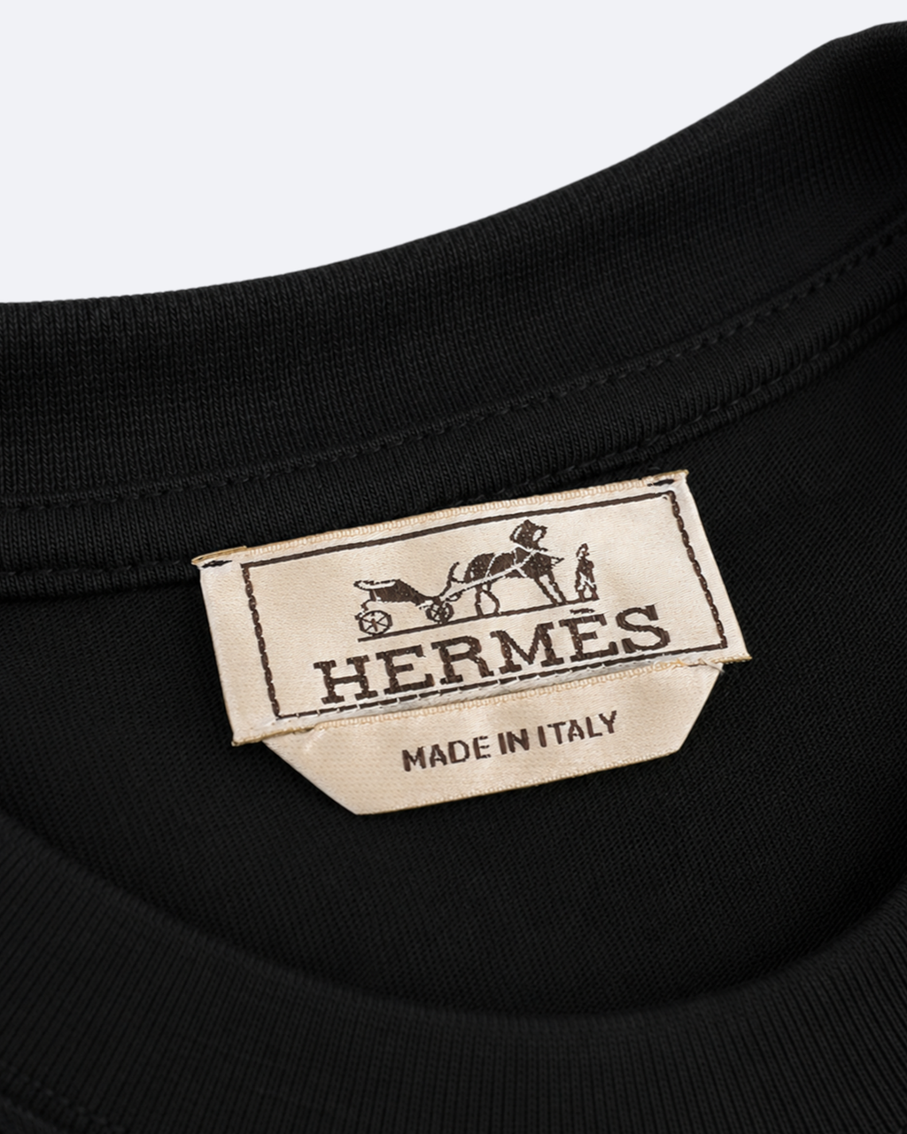 Hermes - Squared Horse T-Shirt - Black