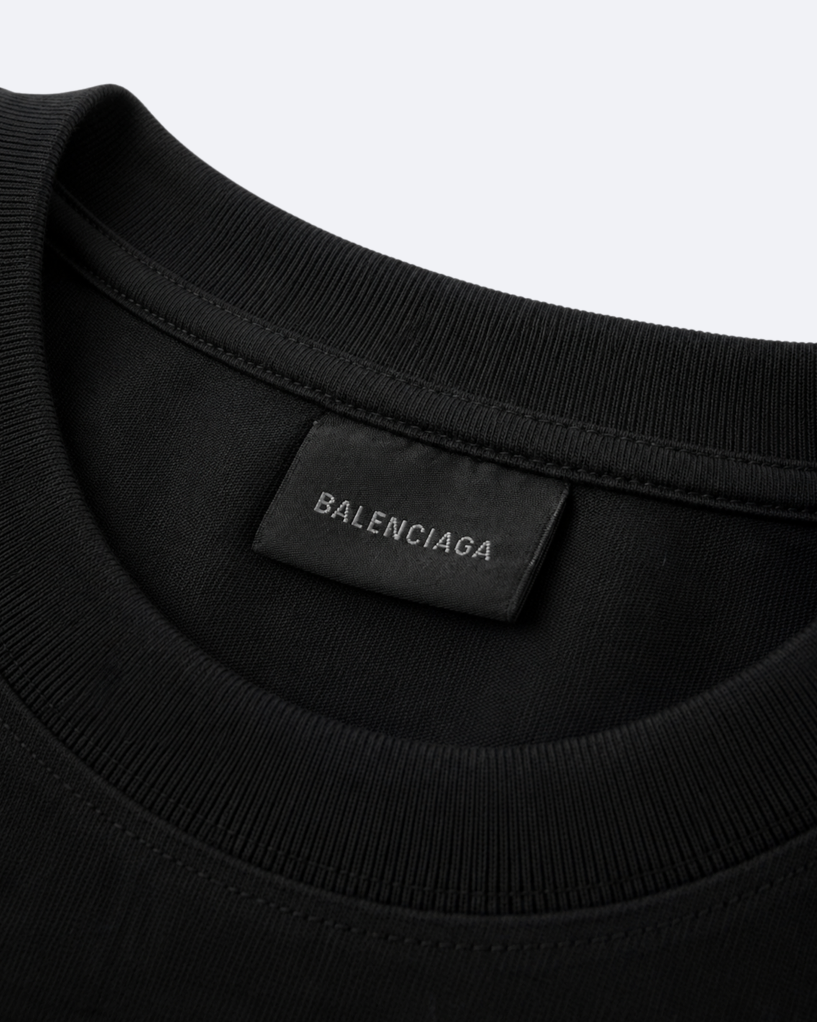 Balenciaga - Sticky Pink Logo Distressed T-Shirt - Black