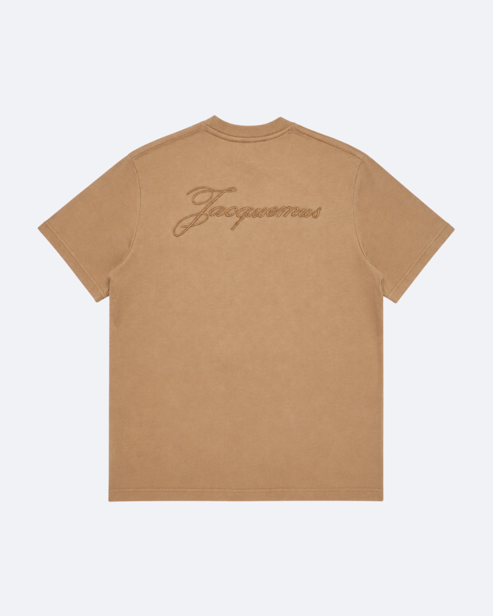Jacquemus - Script Embroidery T-Shirt - Beige