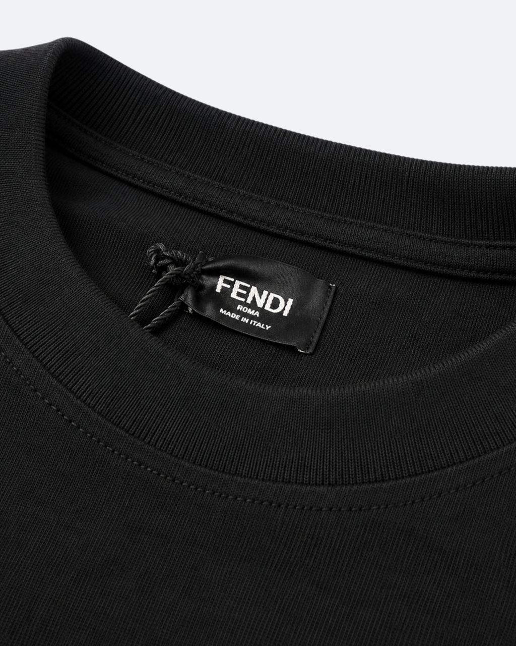Fendi - Cursed Eyes Print T-Shirt - Black