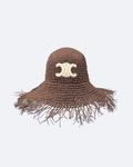 Celine - Woven Bucket Hat - Brown