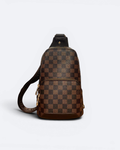 LVTN - Damier Avenue Crossbody Bag - Brown