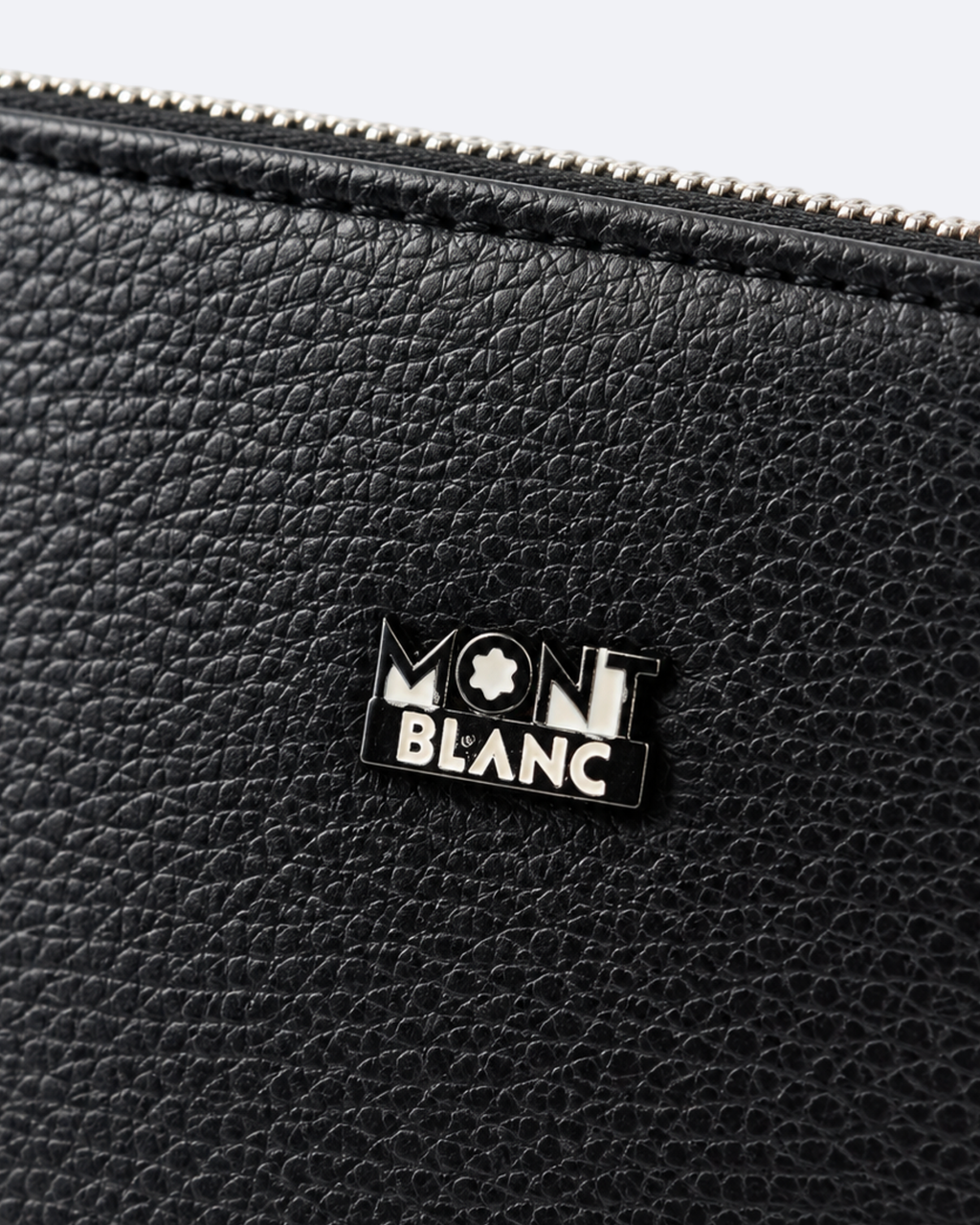 Montblanc - Logotype Portfolio Leather Pouch - Black