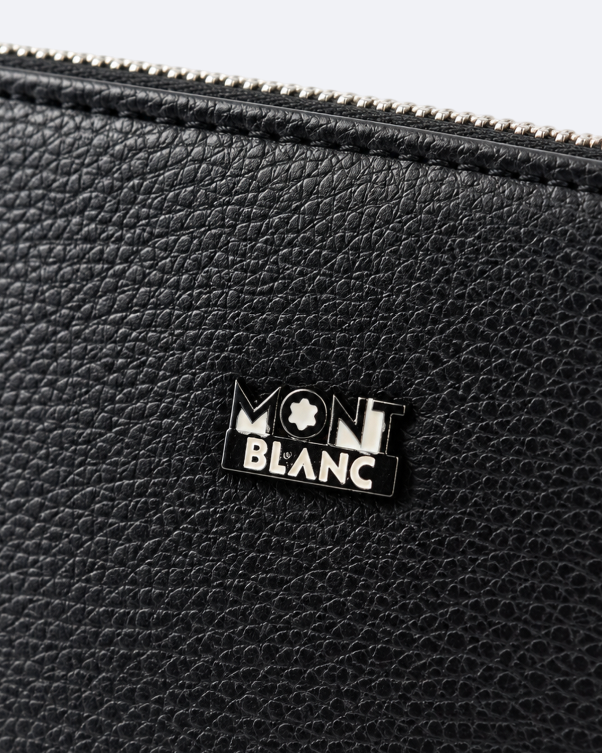 Montblanc - Logotype Portfolio Leather Pouch - Black