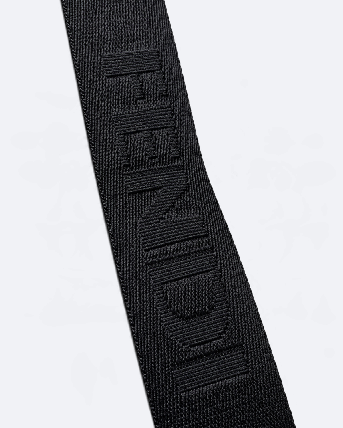 Fendi - Yellow Stripe Embossed Messenger Bag - Black