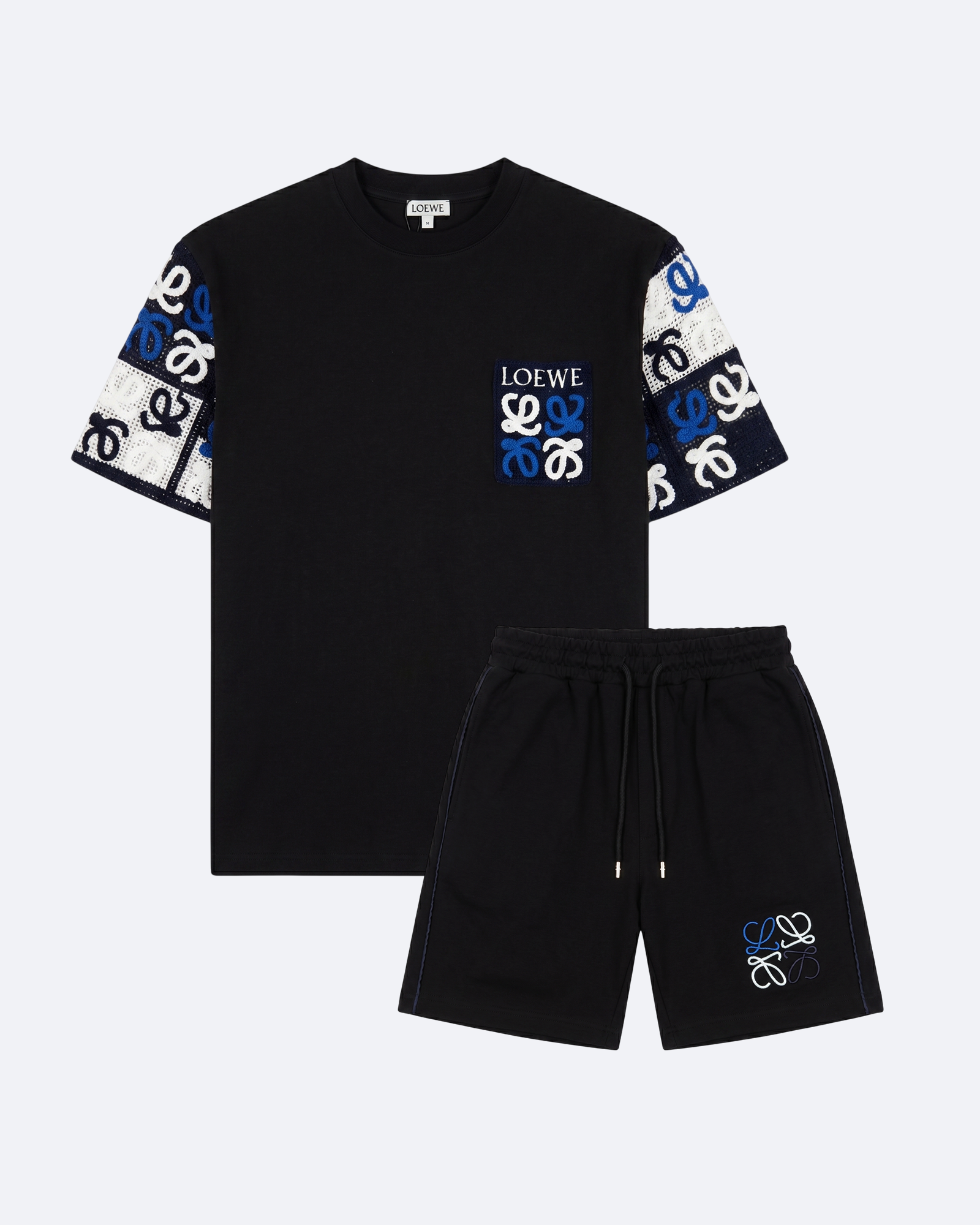 Loewe - Knitted Sleeves Summer Set - Black