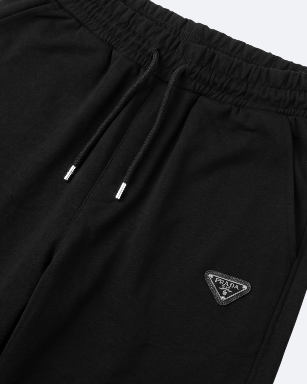 Prada - Plate Logo Shirt Summer Set - Black