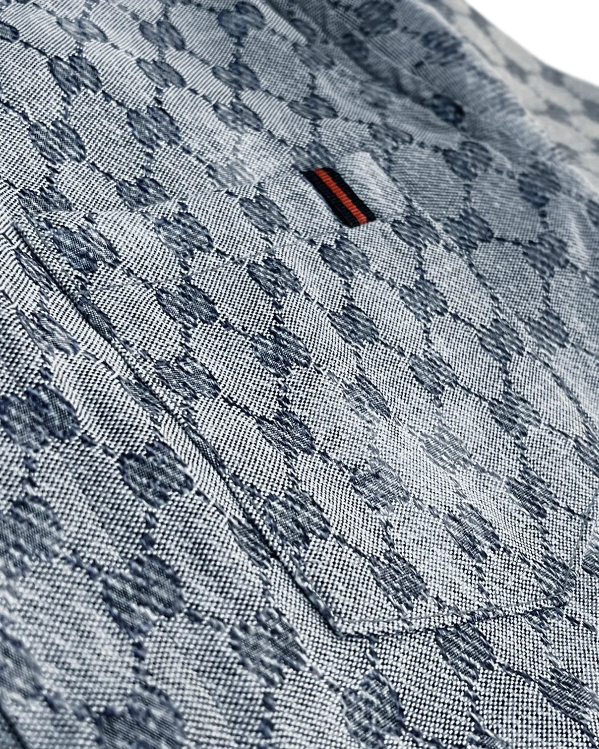 Gucci - GG Chain Pattern Summer Set - Slate Blue