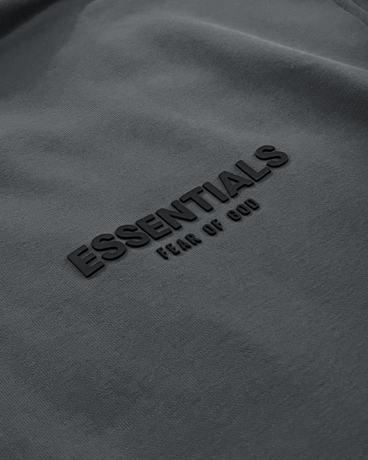 Fear of God - Essentials Rubber Logo Set - Gray