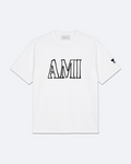 AMI - Outline Logotype T-Shirt - White