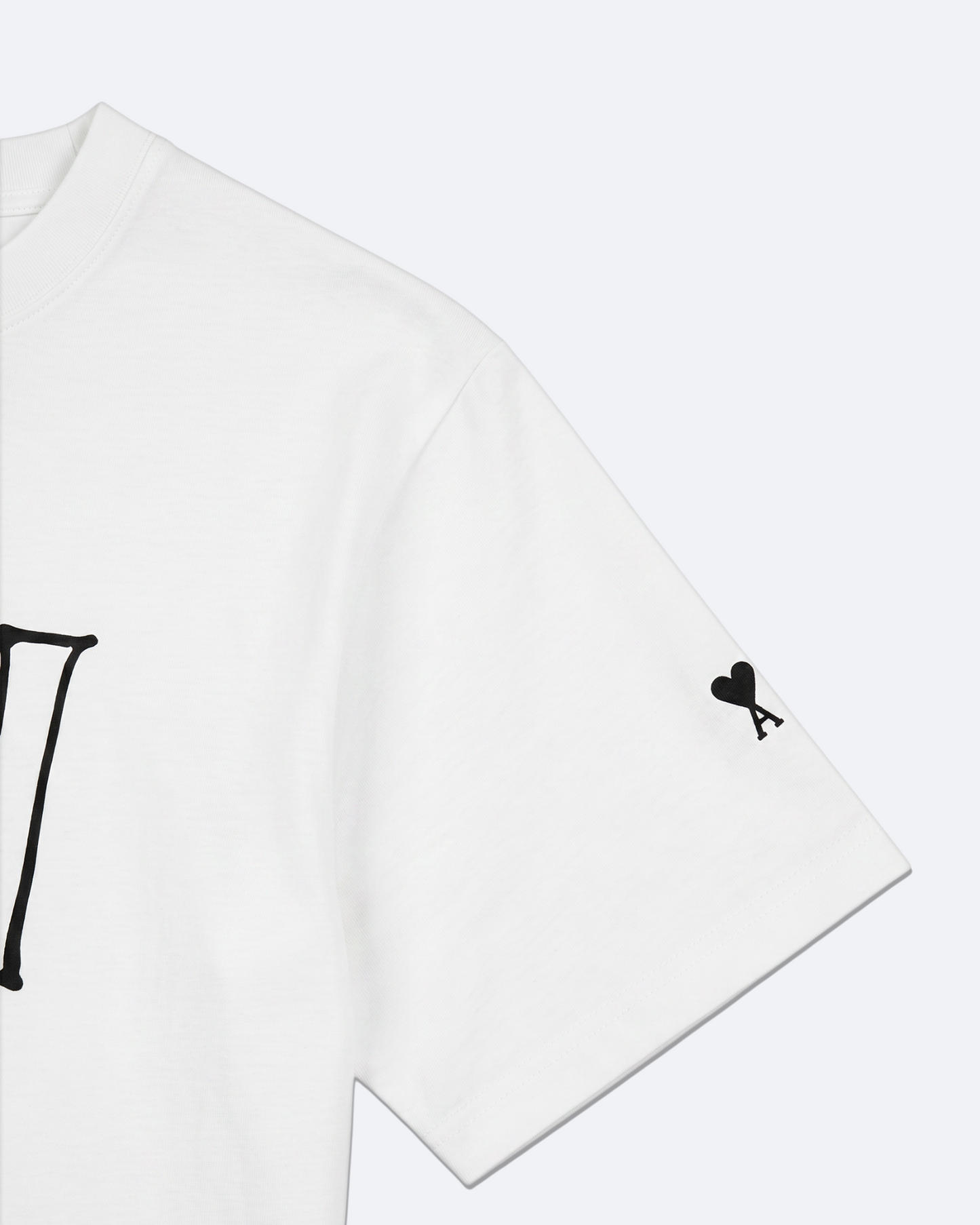 AMI - Outline Logotype T-Shirt - White