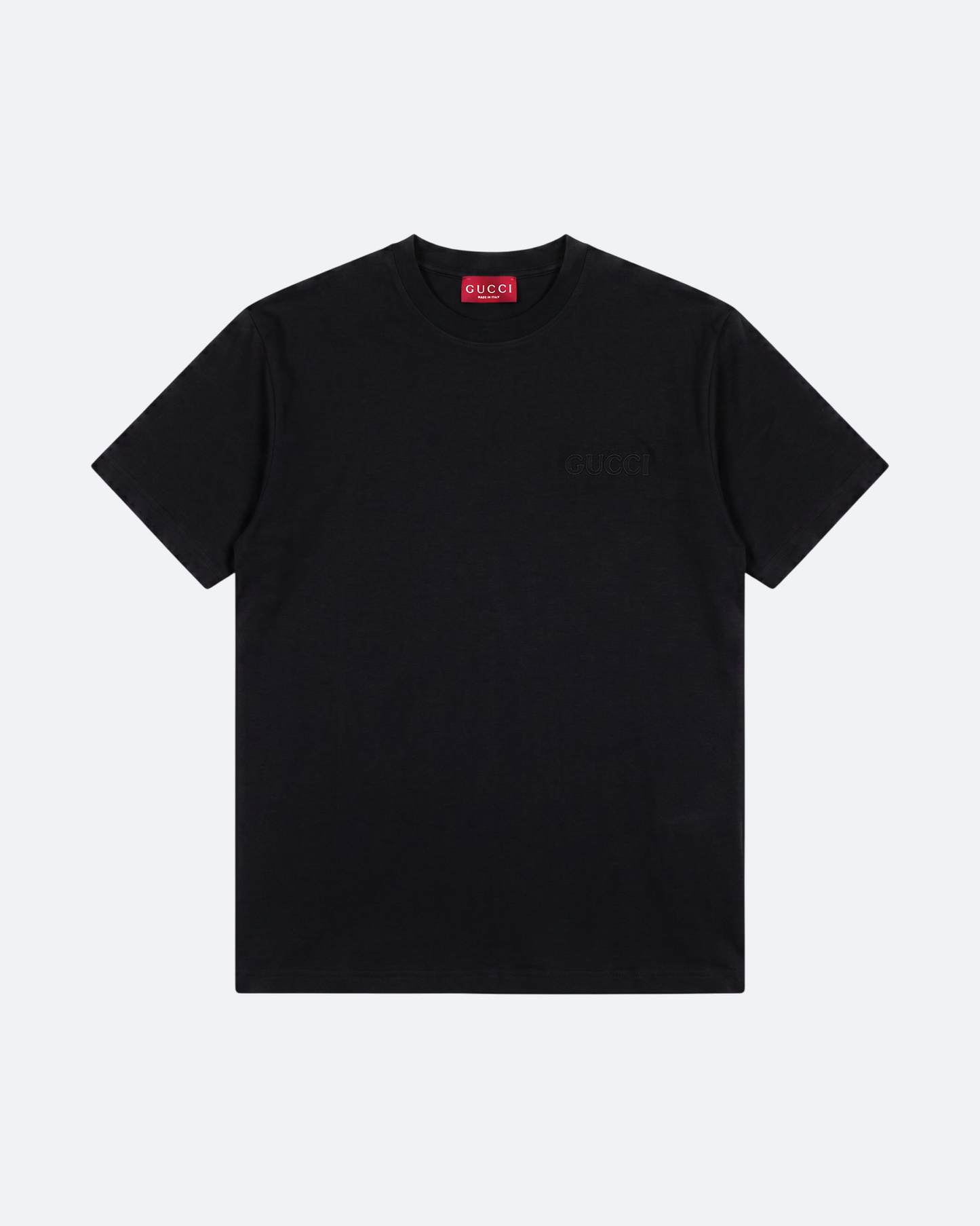 Gucci - Black Applique Logo T-Shirt - Black