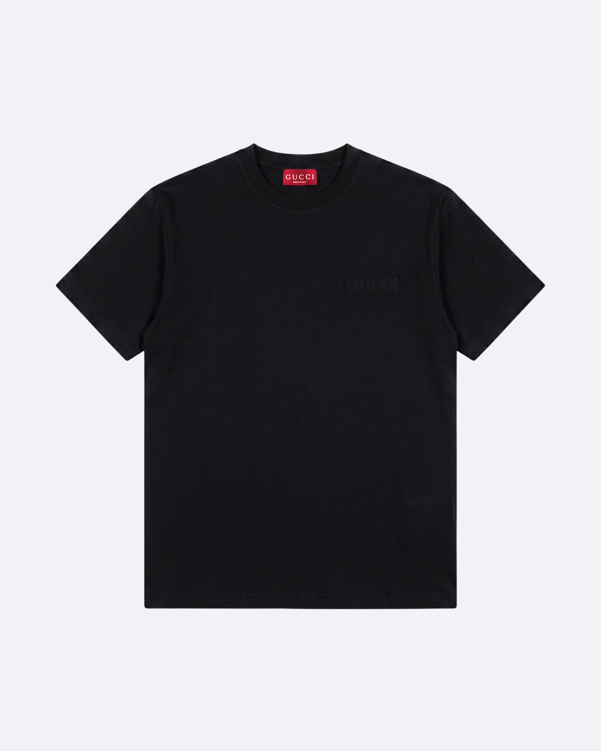 Gucci - Black Applique Logo T-Shirt - Black