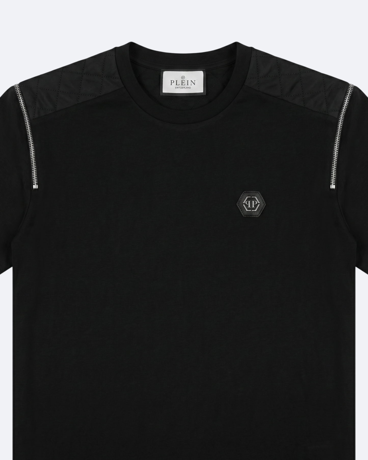 Philipp Plein - Sleeve Zip T-Shirt - Black
