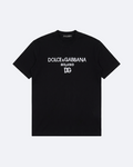 Dolce & Gabbana - Classic Logo Embroidery T-Shirt - Black