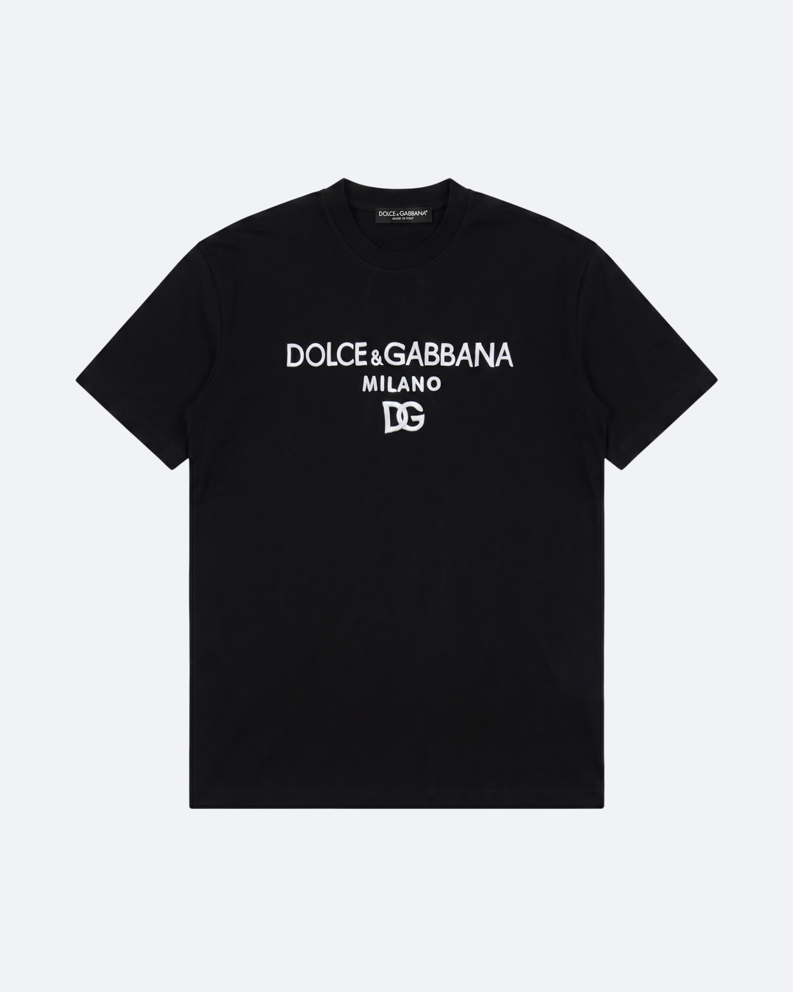 Dolce & Gabbana - Classic Logo Embroidery T-Shirt - Black