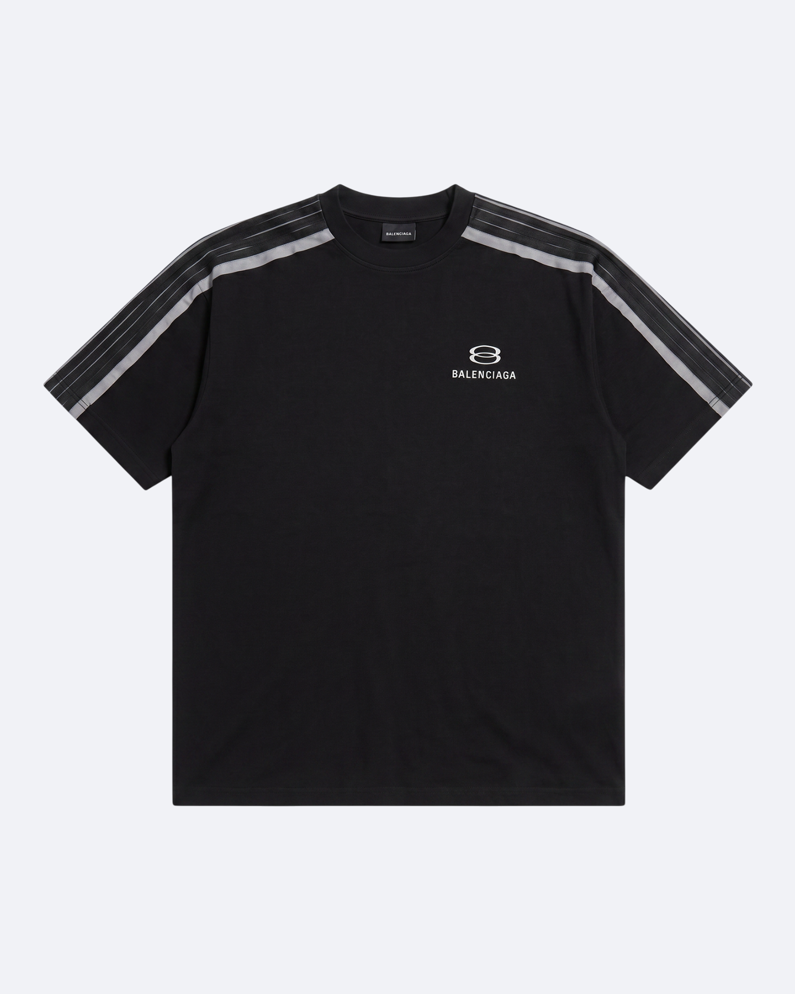 Balenciaga - Sleeve Stripe T-Shirt - Black