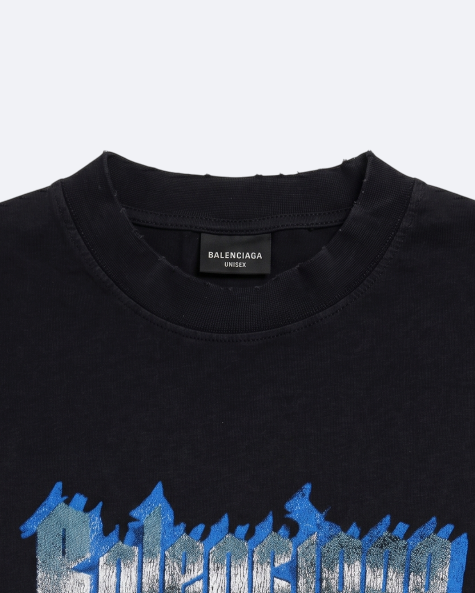 Balenciaga - Paris Lightning Graphic T-Shirt - Black