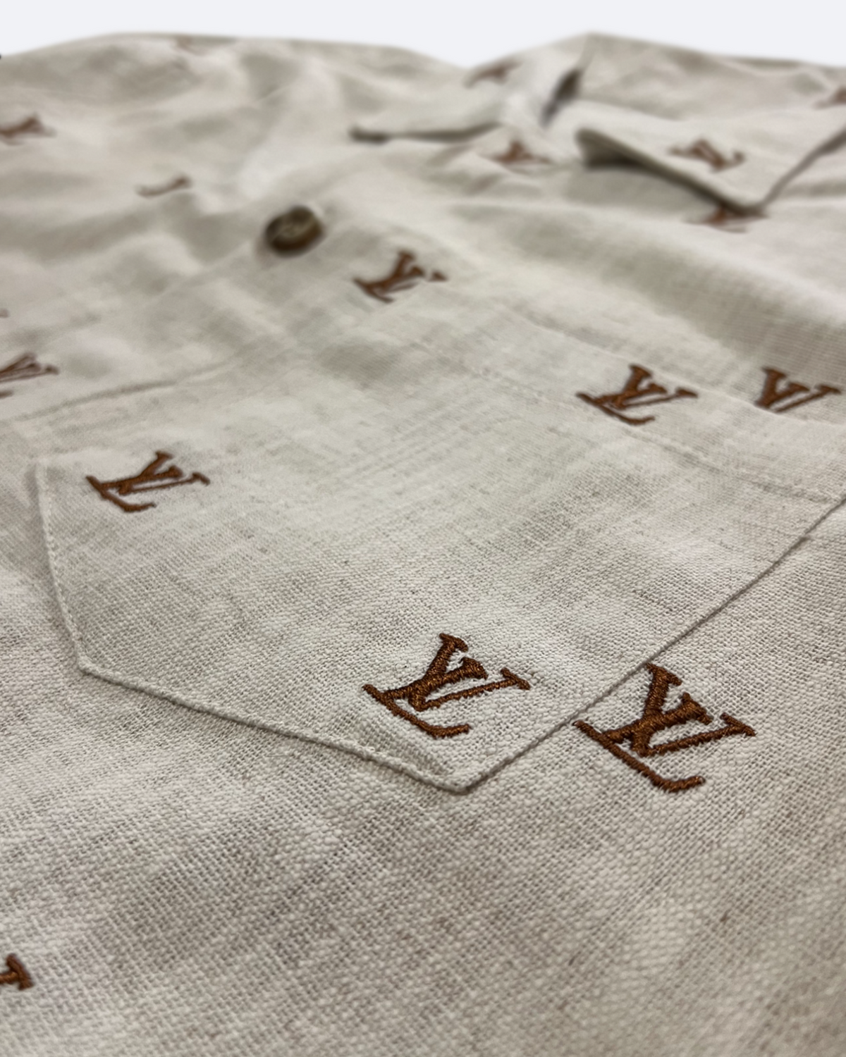 Louis Vuitton - LV Monogram Linen Set - Cream