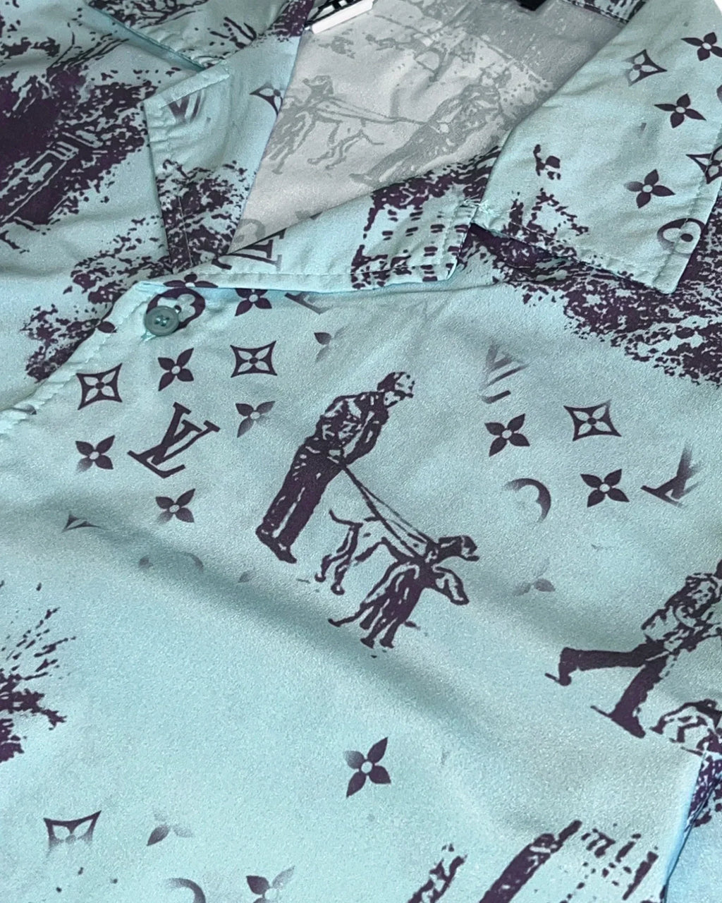 Louis Vuitton - Vintage Scenic Summer Set - Light Blue