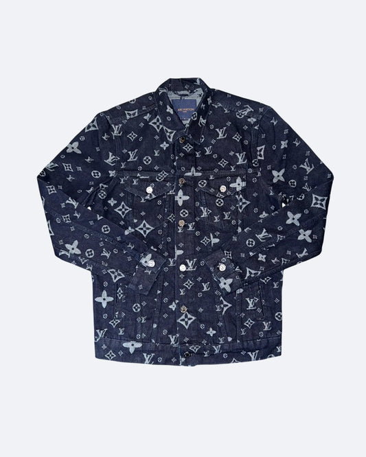 Louis Vuitton - LV Pattern Denim Jacket - Dark Blue