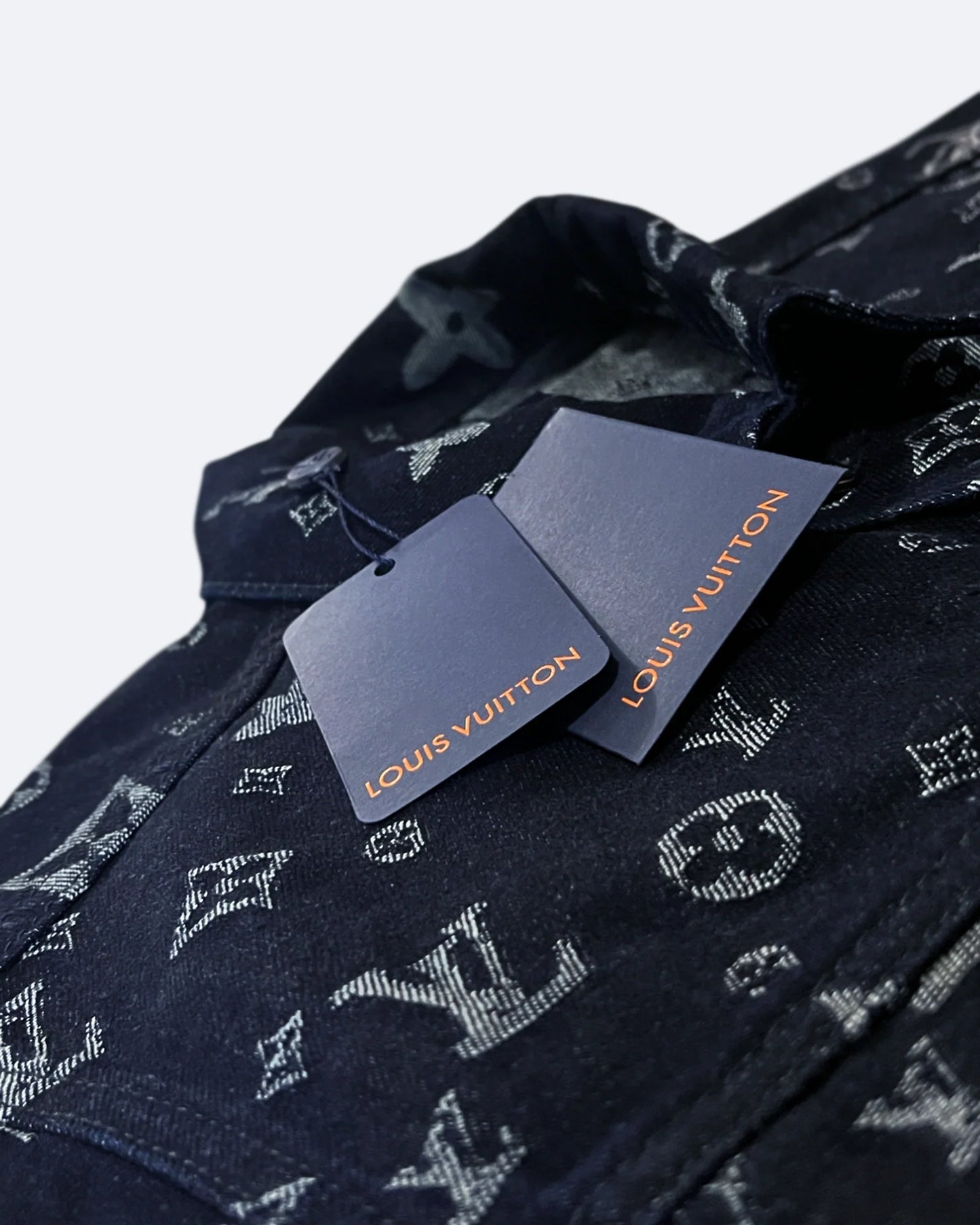 Louis Vuitton - LV Pattern Denim Jacket - Dark Blue