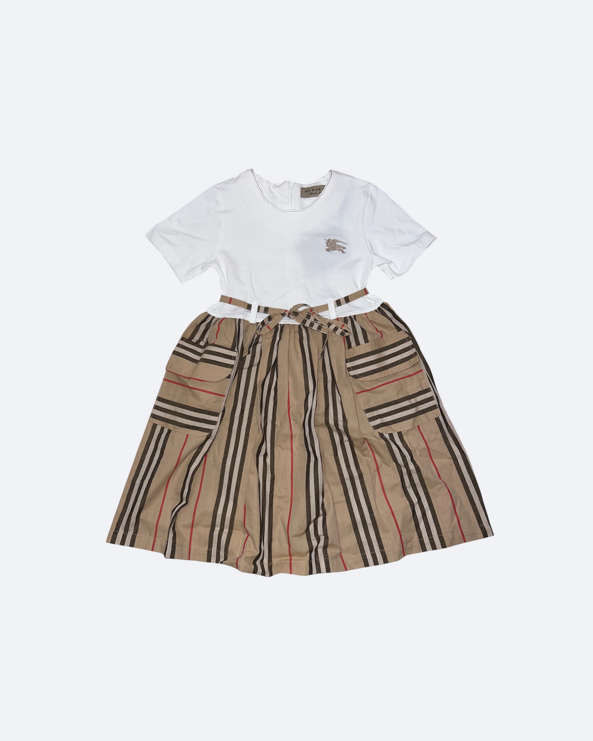 Burberry - Dress For Girl - White