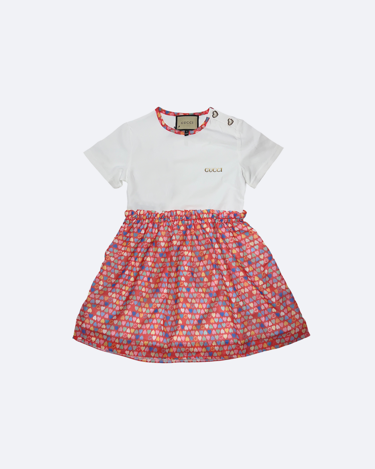 Gucci - Dress For Girl - Pink/White