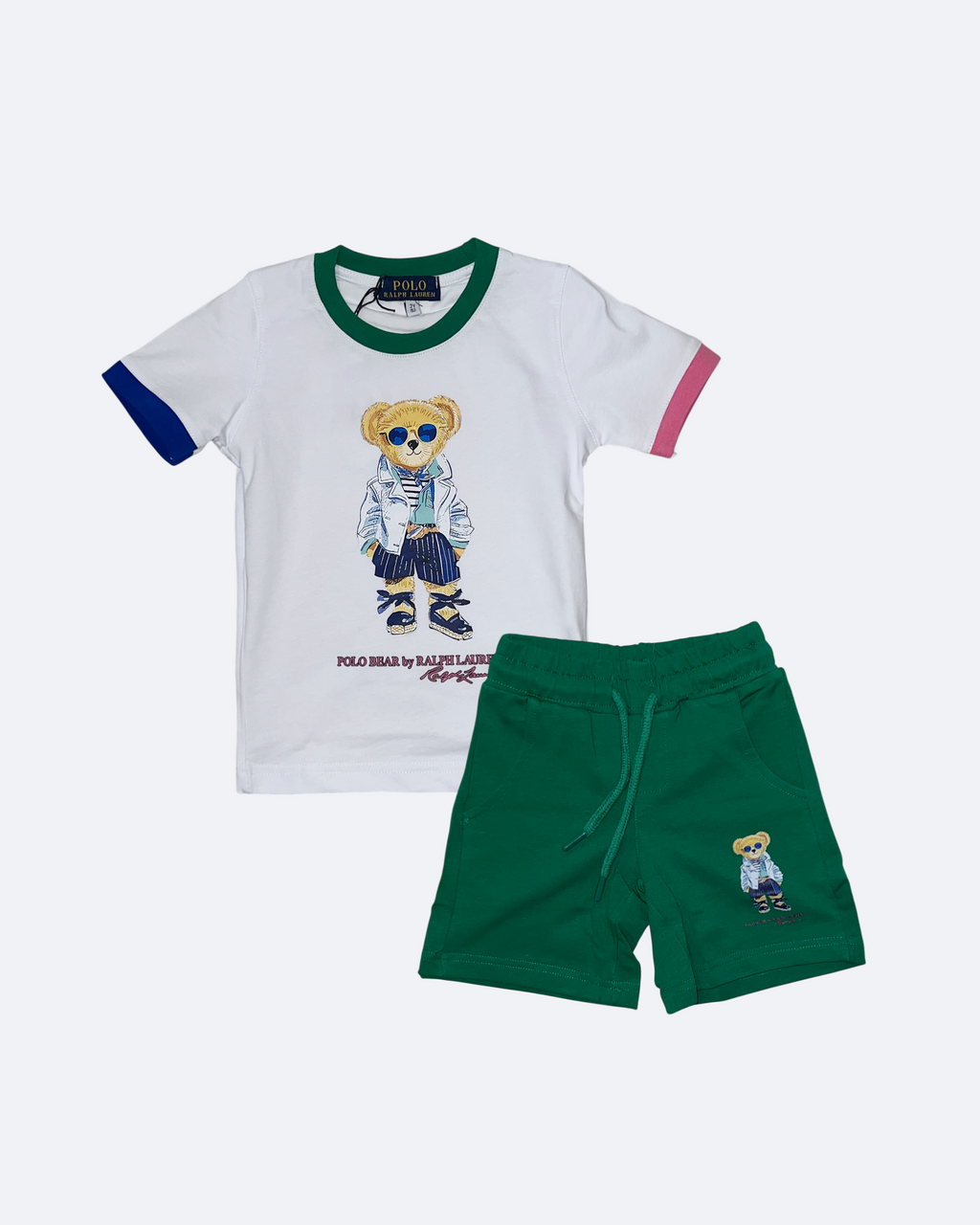 POLO Bear - Set For Girls - White/Green